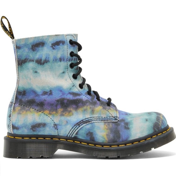 Doc Martens 1460 Tie Dye Pascal Leather Boots - Picture 8 of 11